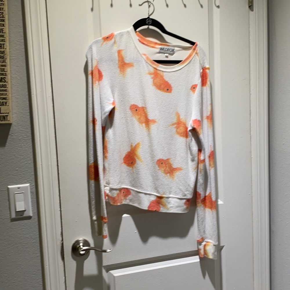 Wildfox Goldfish Baggy beach jumper